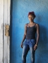 Victoria West, South Africa. 2014. Janine Witboy (19) left school in grade 7 due to financial problems at home. "I think that I could do something good with my life, but I don't actually think it will happen."
